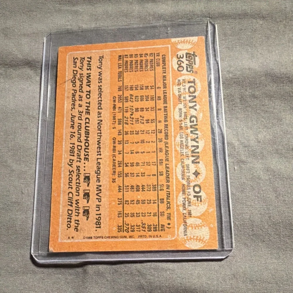 N/A topps 1988
